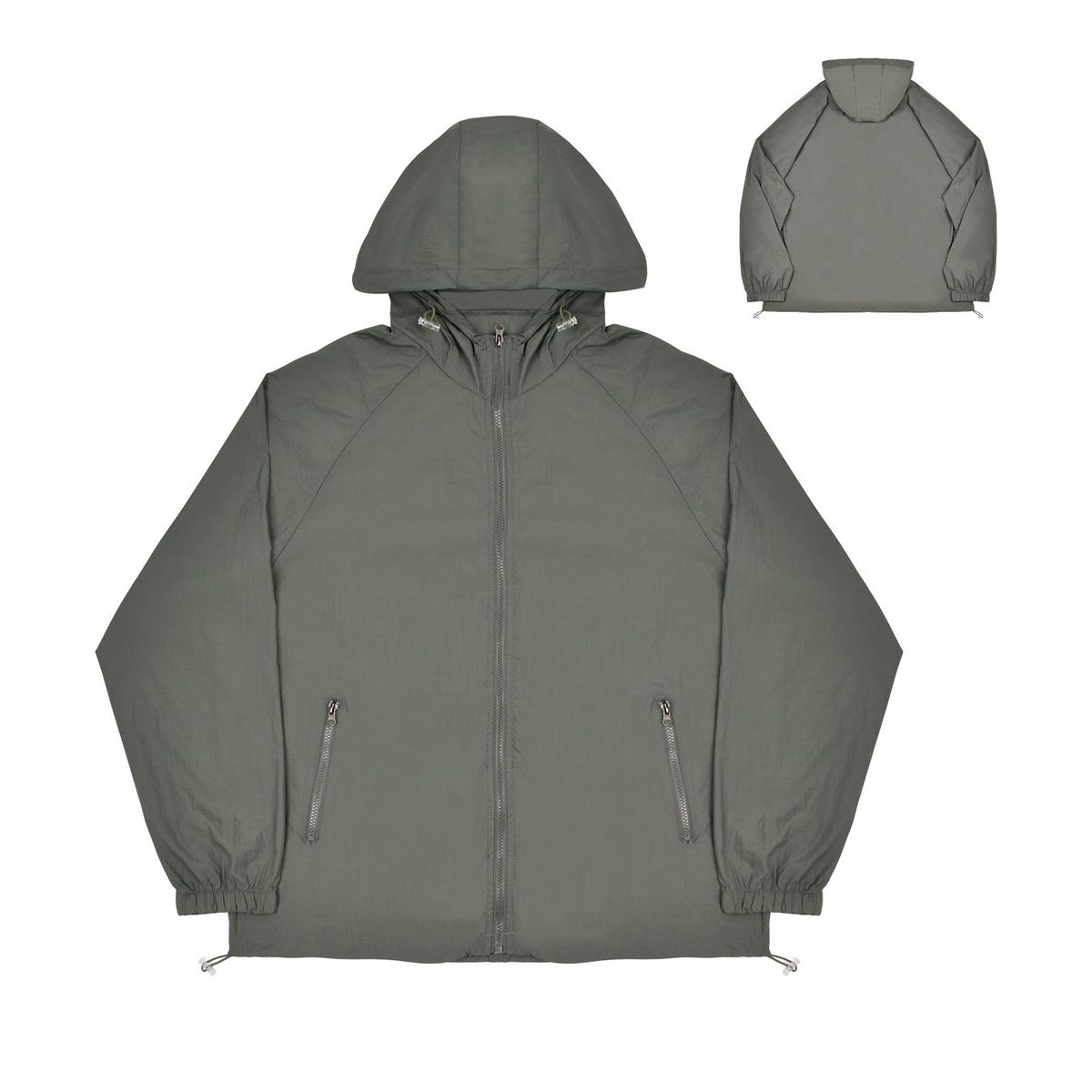 KOKILA - Chaqueta Capucha Protección Solar UPF50+ Delgado Intemperie