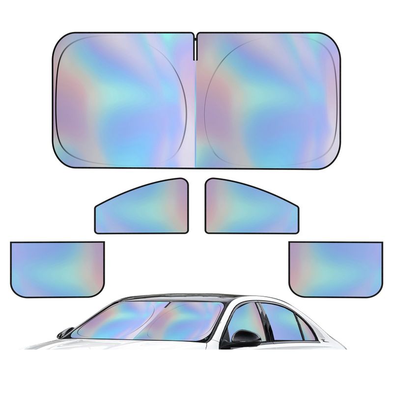 KOKILA - 5pcs Paraso Magnéticos Trasera Y Frontal Ventana Automóvil