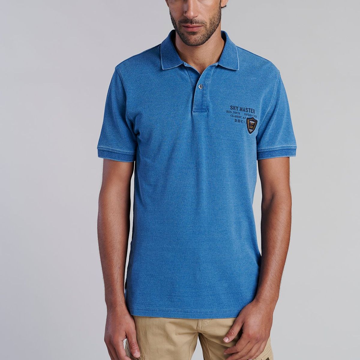 FEROUCH - Polera Polo Portland Azul Ferouch