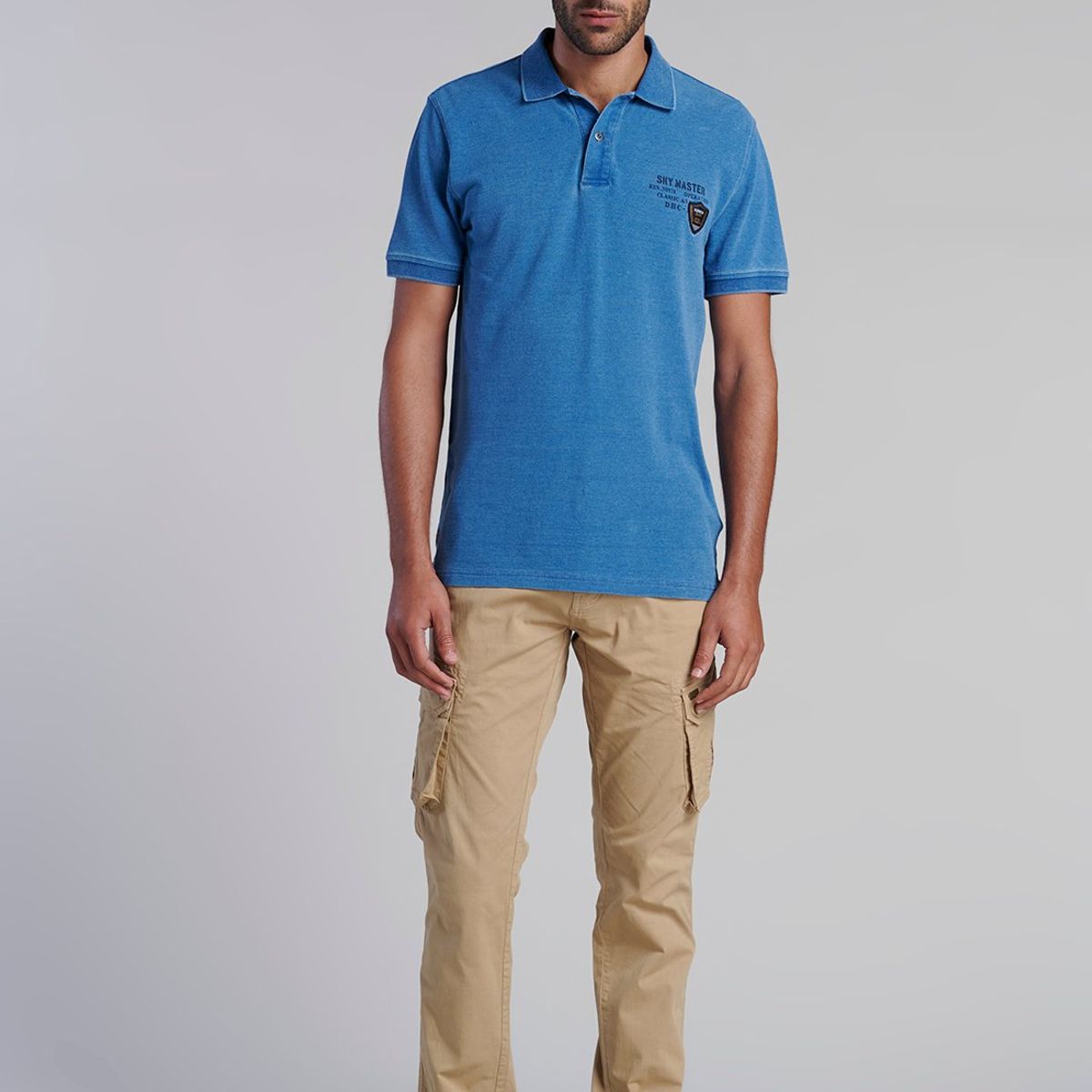 FEROUCH - Polera Polo Portland Azul Ferouch