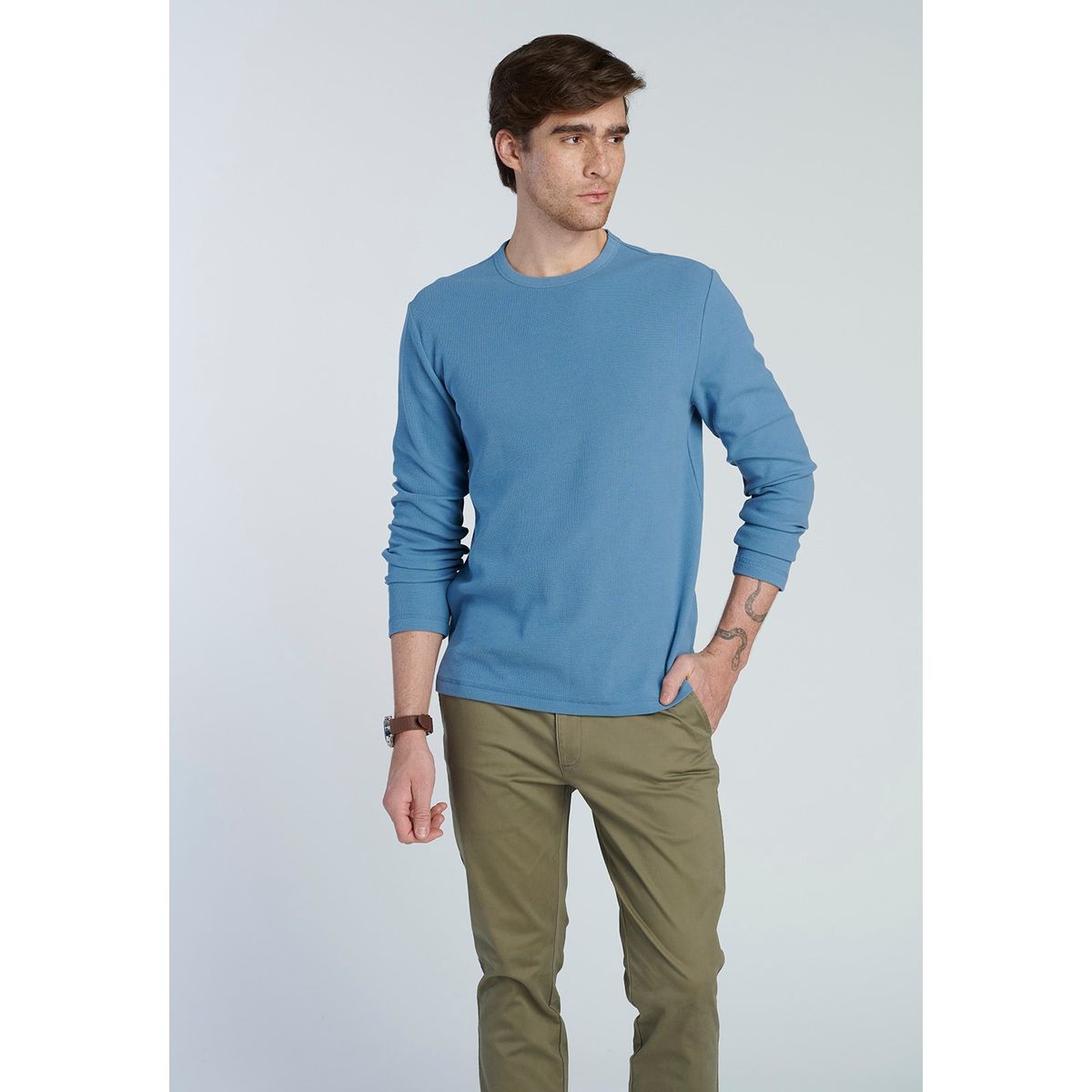 NEW MAN - Polo Jijona Azul New Man