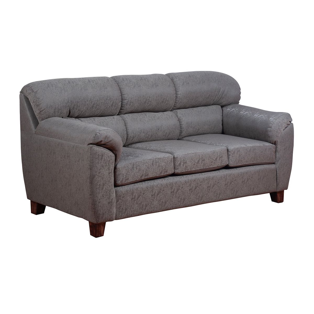 MUEBLES AMERICA - Sofá Ivannia 3 Cuerpos Lino Sidelli Gris