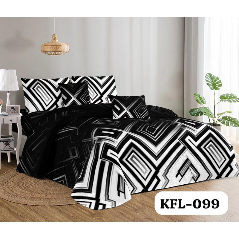 GENERICO - Quilt de Verano 2 plazas. Color Negroi KFL099