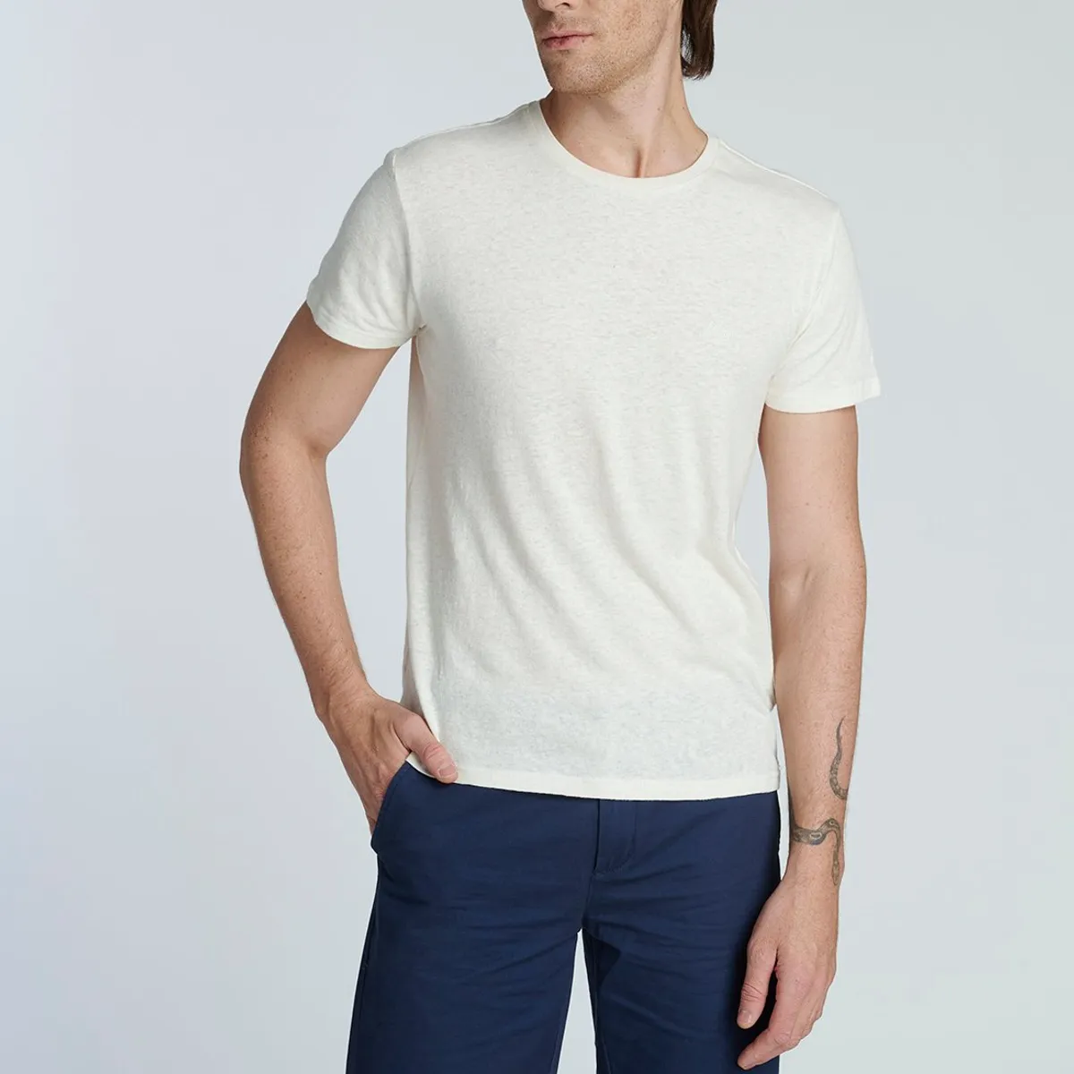 NEW MAN - Polera Jaen Blanco New Man
