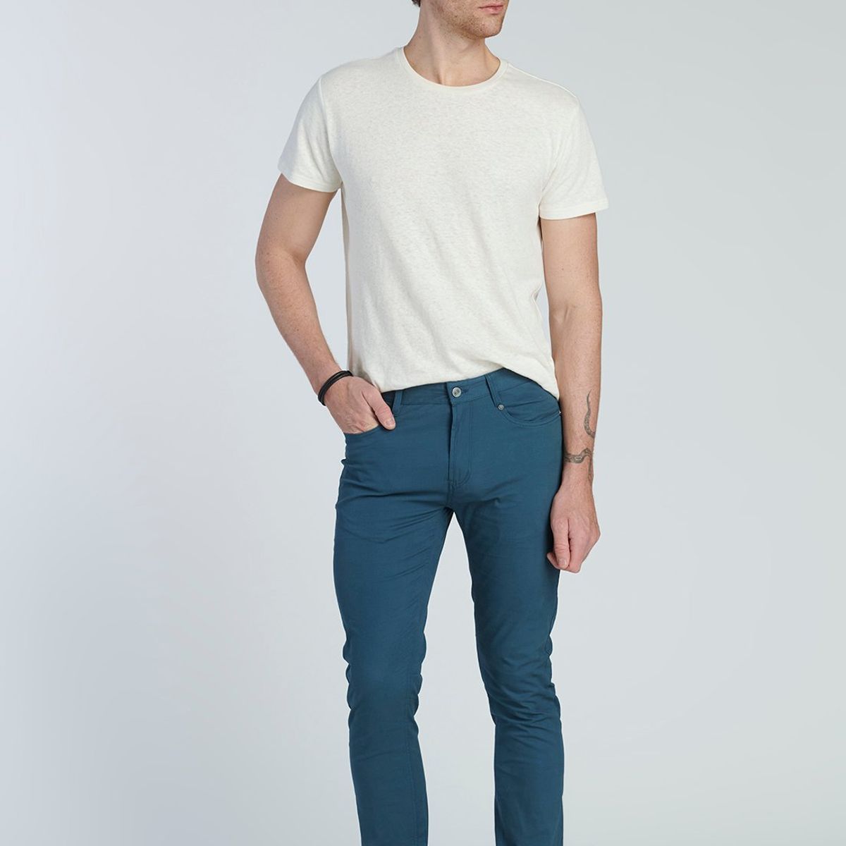NEW MAN - Pantalon Bruselas Azul New Man