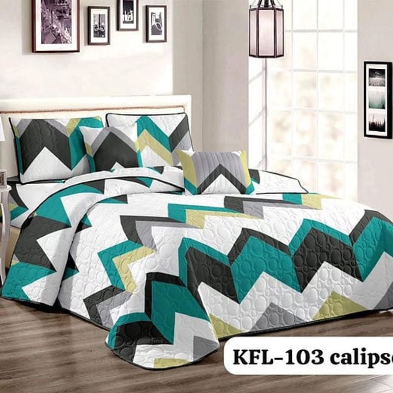 ANGELES DEL HOGAR - Cobertor de Verano Quilt 2 Plazas