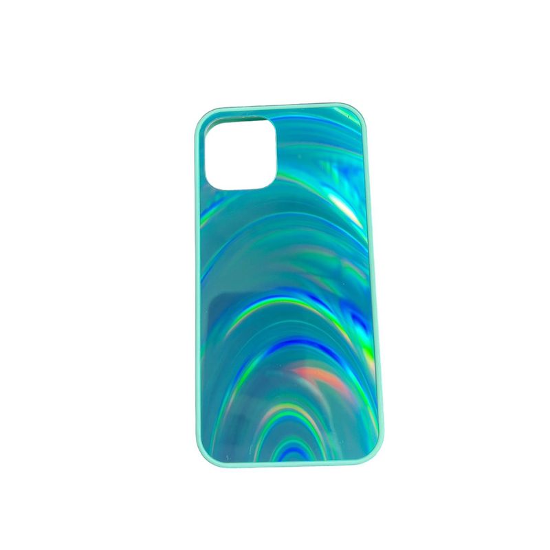 GENERICO - Funda Acrílico Brillante Para iPhone 12 -12 Pro-TURQUESA