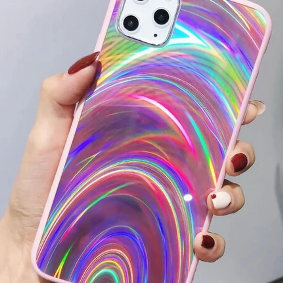 GENERICO - Funda Acrílico Brillante Para iPhone 12 -12 Pro-BLANCO