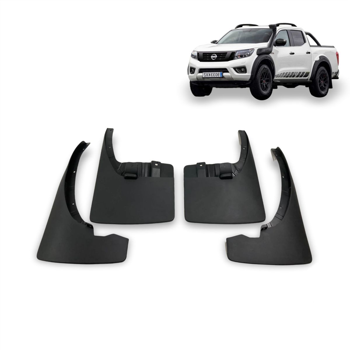 GENERICO - Guardabarros Plastico Nissan Np300 Todo Año Camioneta Karvas