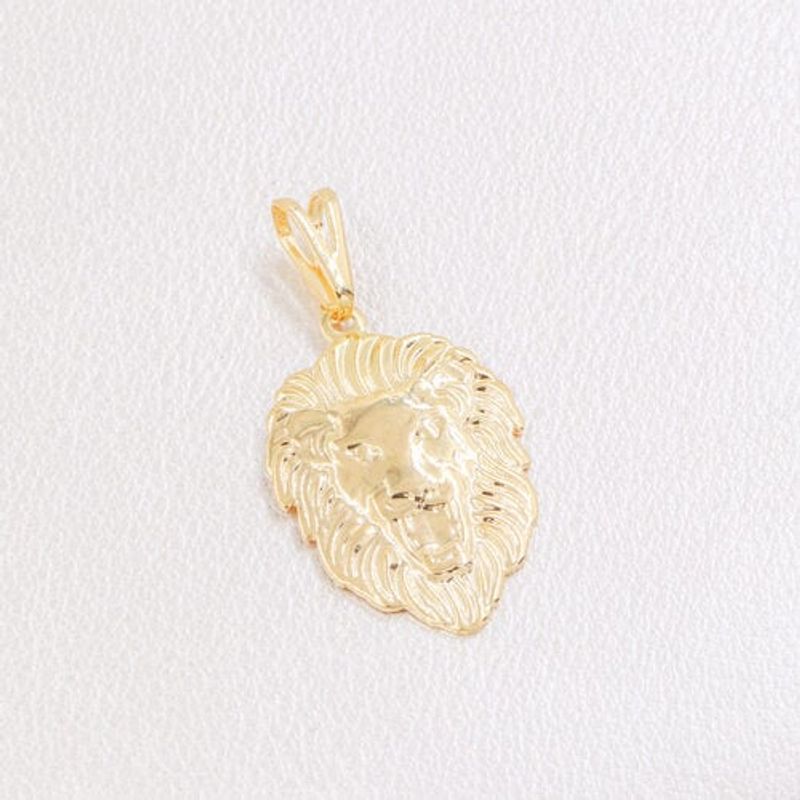 GENERICO - Dije Silueta Leon Oro Laminado 18k