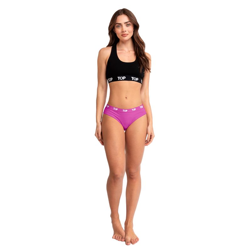 TOP - Calzón Bikini Algodón Pack 3 C10 Top.