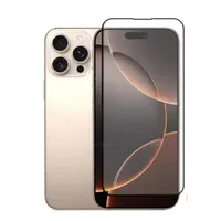 Lamina Mica Vidrio Templado Completa Para iPhone 16 Pro Max