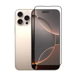 GENERICO - Lamina Mica Vidrio Templado Completa Para iPhone 16 Pro Max