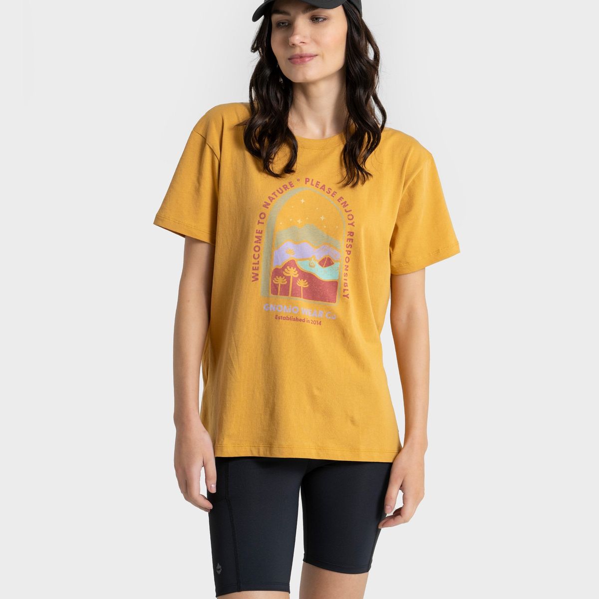 GNOMO - Polera Algodón Orgánico F-16 Mujer Gnomo_.