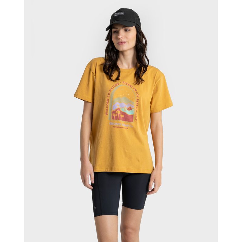 GNOMO - Polera Algodón Orgánico F-16 Mujer Gnomo_.