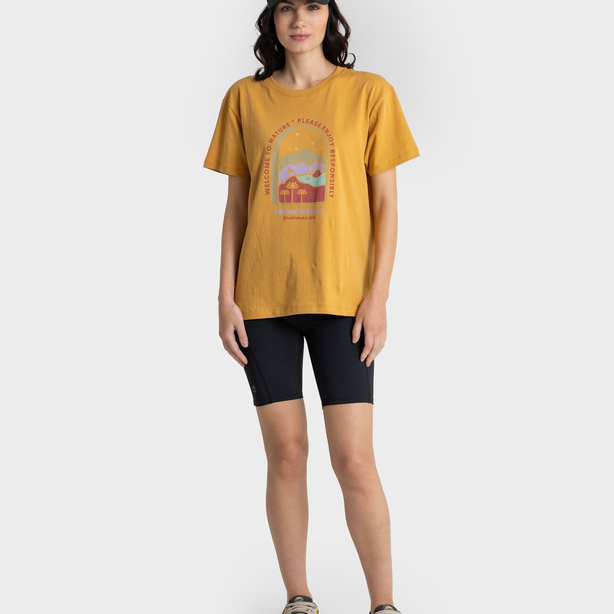 GNOMO - Polera Algodón Orgánico F-16 Mujer Gnomo_.
