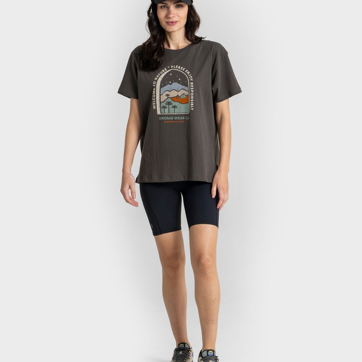 GNOMO - Polera Algodón Orgánico F-16 Mujer Gnomo_.