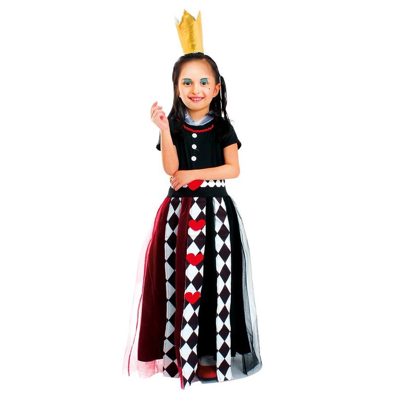 TODODISFRACESCHILE - Disfraz Reina de Corazones Talla 5 - 6 años