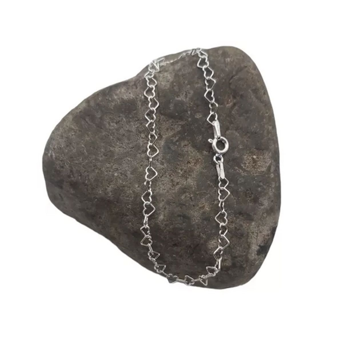 GENERICO - Pulsera Mujer Corazones Plata Italiana 925