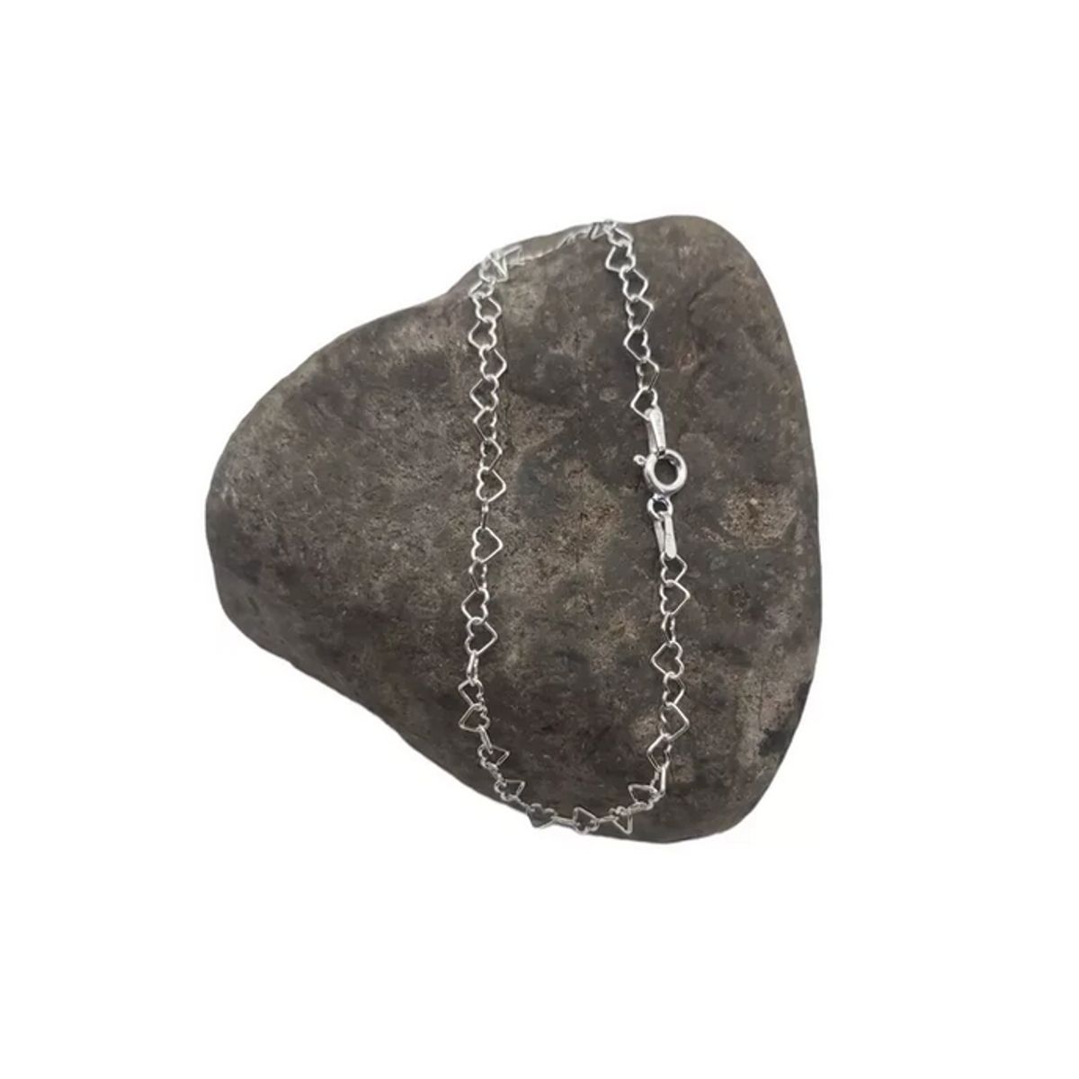 GENERICO - Pulsera Mujer Corazones Plata Italiana 925