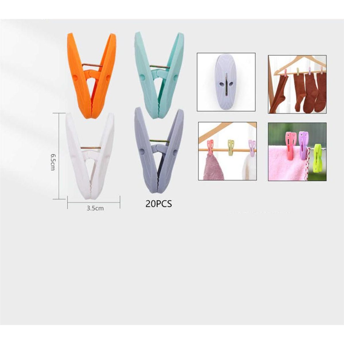 GENERICO - Pinza Para Colgar Ropa