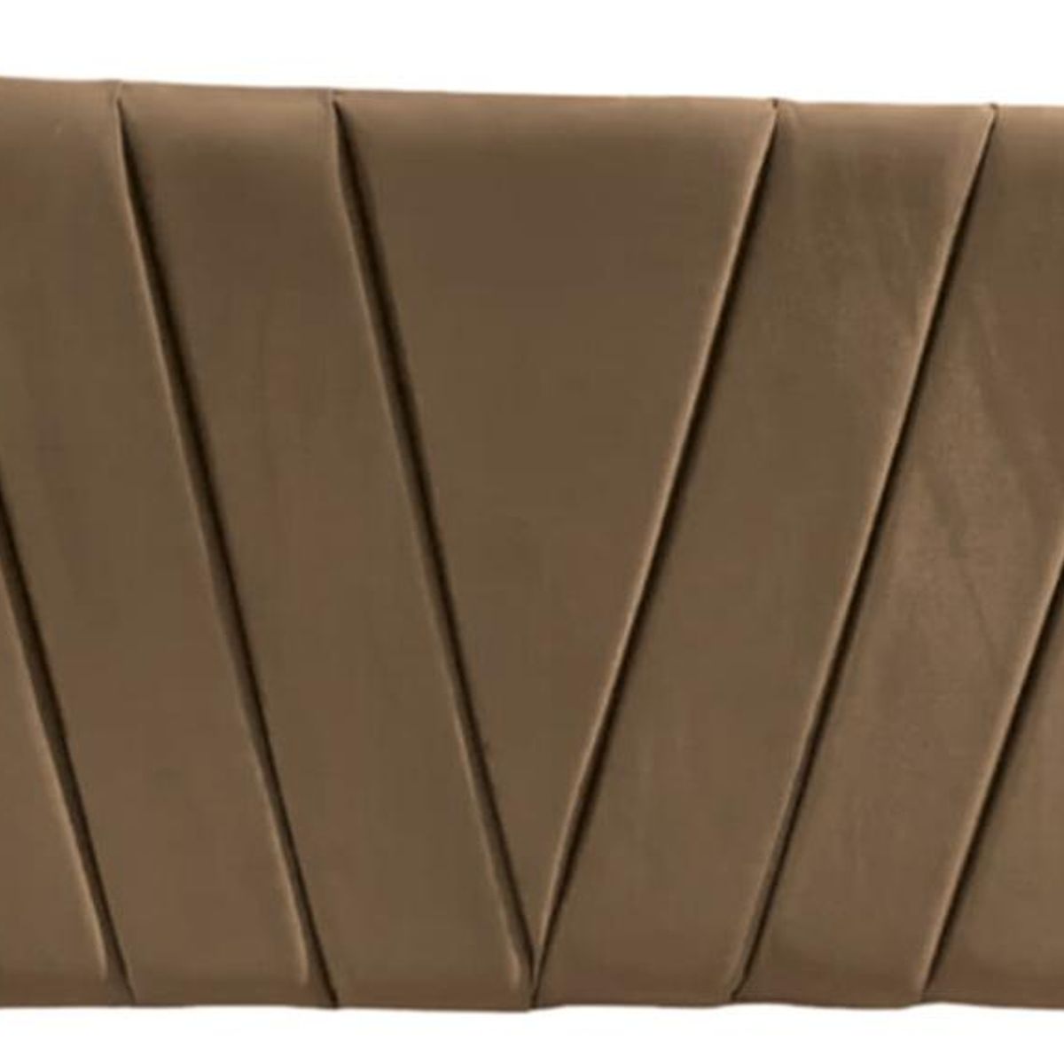 IMPORTCLICK - Respaldo Elegante 1 Plaza Capitone En V 105x60 CM Beige Felpa IMPORTCLICK