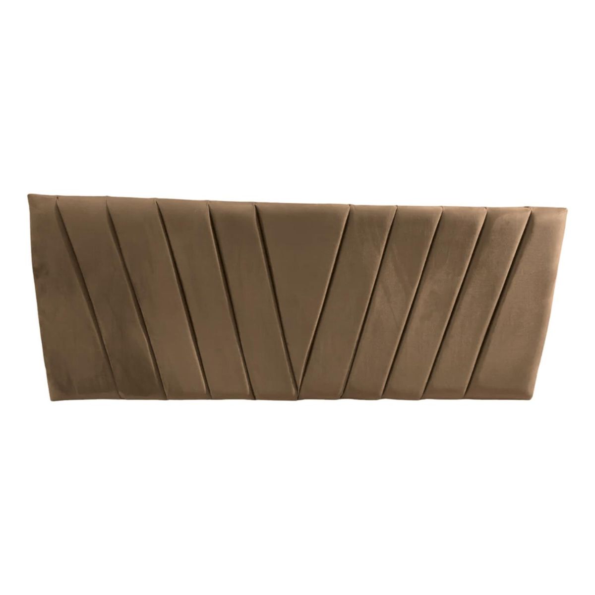 IMPORTCLICK - Respaldo Elegante 1 Plaza Capitone En V 105x60 CM Beige Felpa IMPORTCLICK