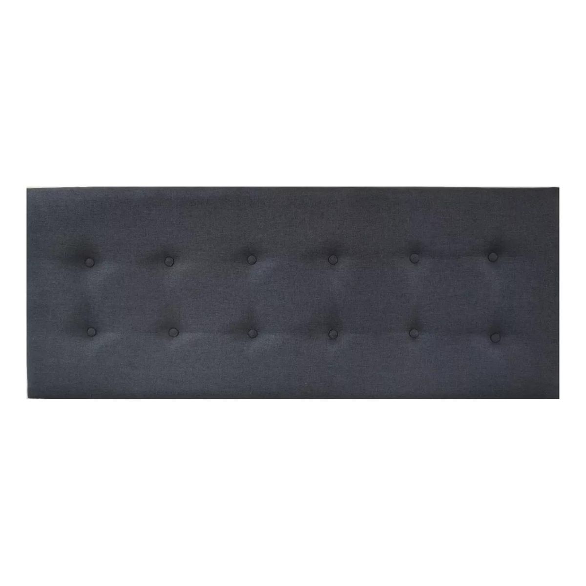 IMPORTCLICK - Respaldo Elegante 1 Plaza Capitone 105x60 CM Gris Oscuro Lino - Gris Oscuro
