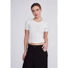 SIOUX - Polera Mujer Blanco Abierta Espalda