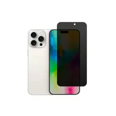 GENERICO - Lamina Mica Vidrio Completa Anti-Espías Para iPhone 16 Pro