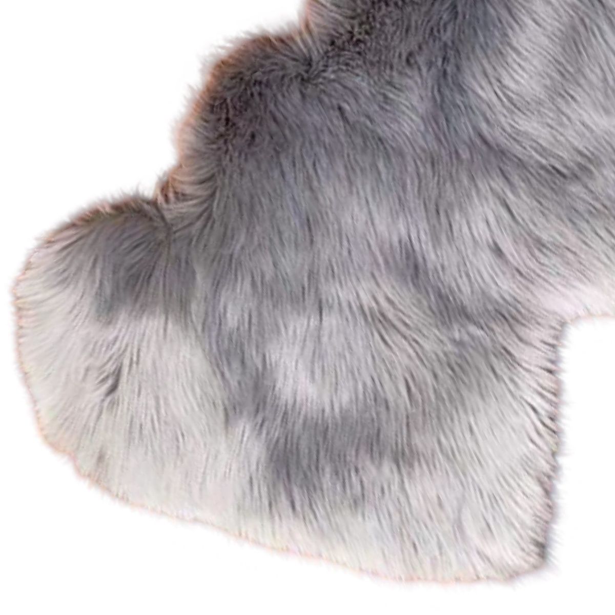 GENERICO - Alfombra Corazón Pelo Largo - Diseño Romántico C1