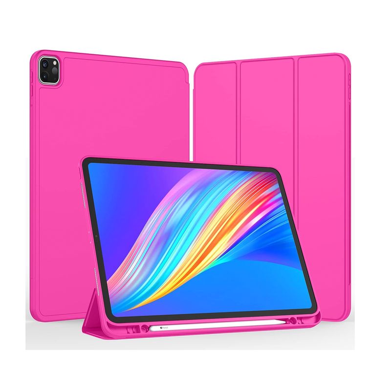 JOIGO - Funda Smart Cover Para iPad Pro 11 M4 2024 Con Ranura Fucsia