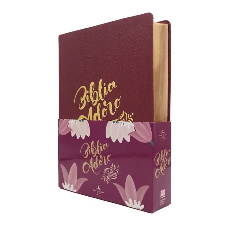 SOCIEDADES BIBLICAS UNIDAS - Biblia Adoro RVR 1960 tapa PU  adulto mayor