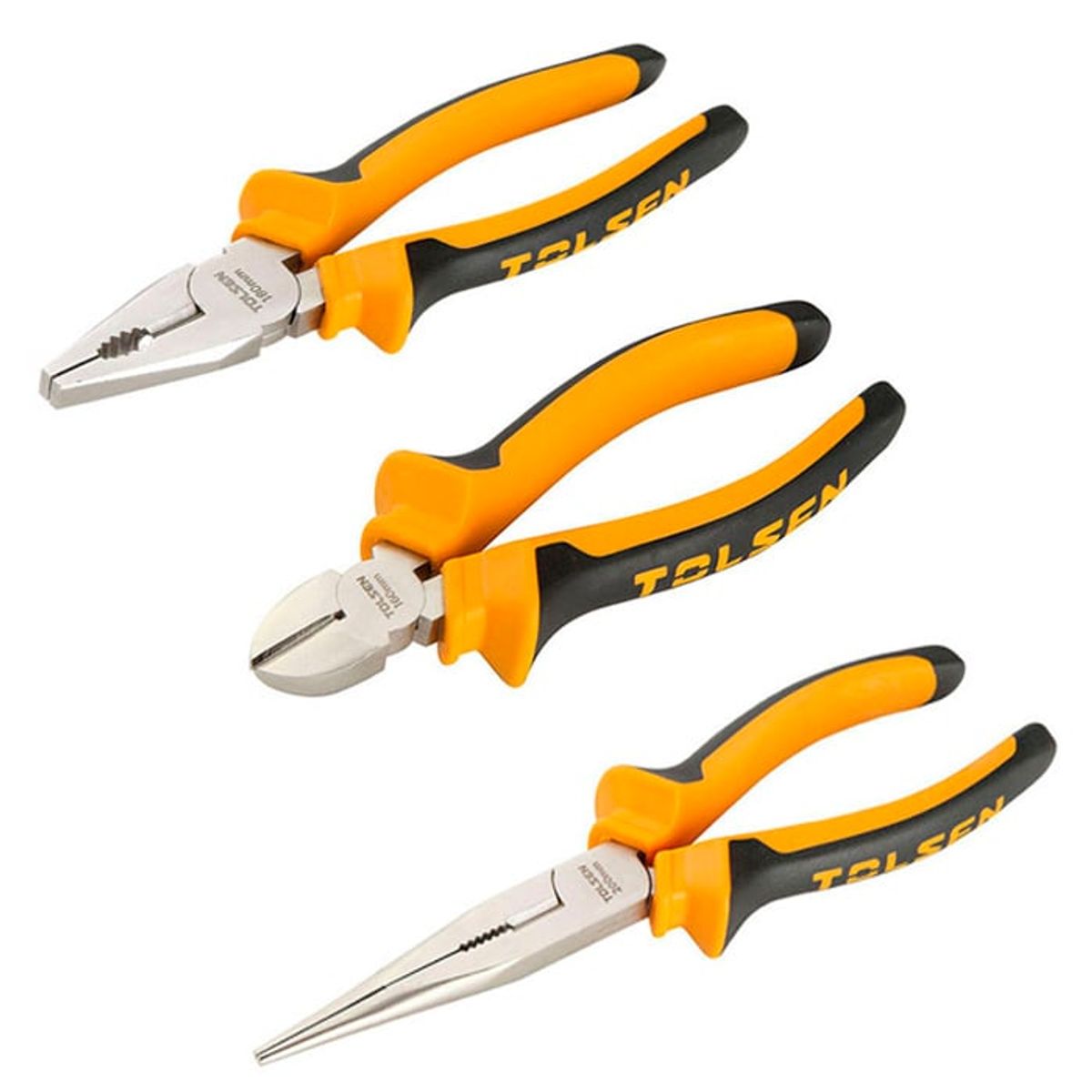 TOLSEN - ALICATE JUEGO TRES PIEZAS 10400 TOLSEN