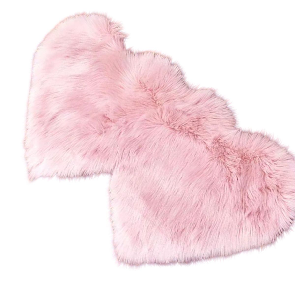 GENERICO - Alfombra Pelo Largo Corazón - Acogedora y Suave C7