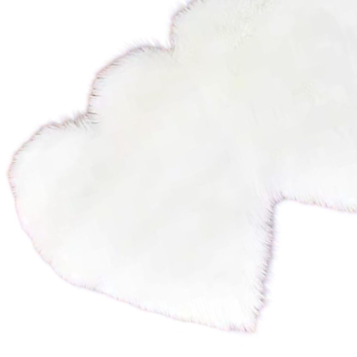 GENERICO - Alfombra Pelo Largo Corazón - Acogedora y Suave C4