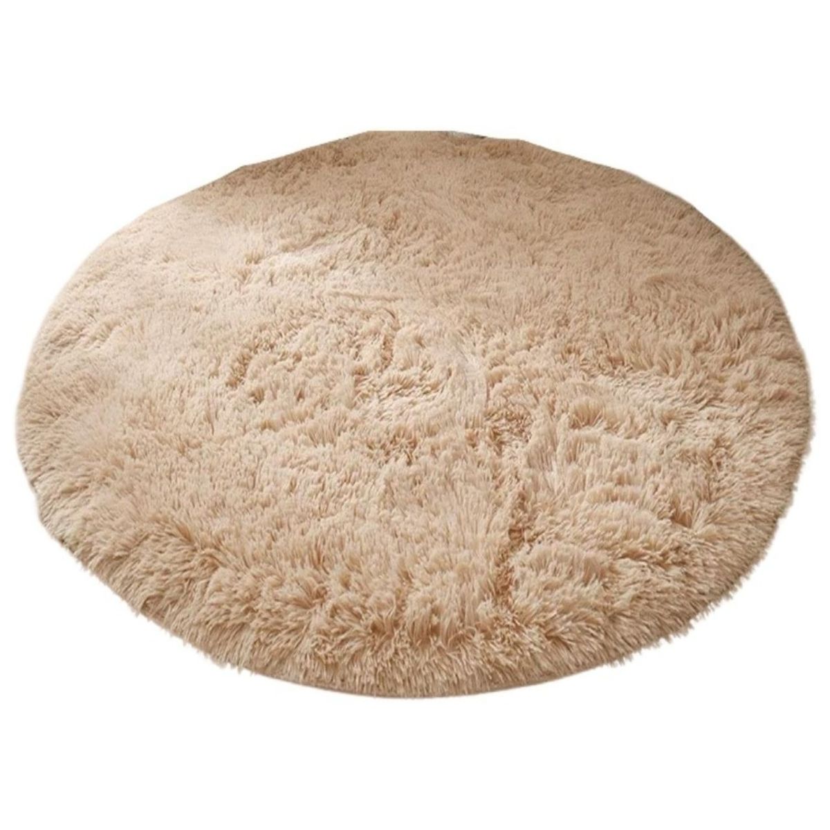 GENERICO - Alfombra Peluda Redonda 150 cm - Suave y Acogedora C6