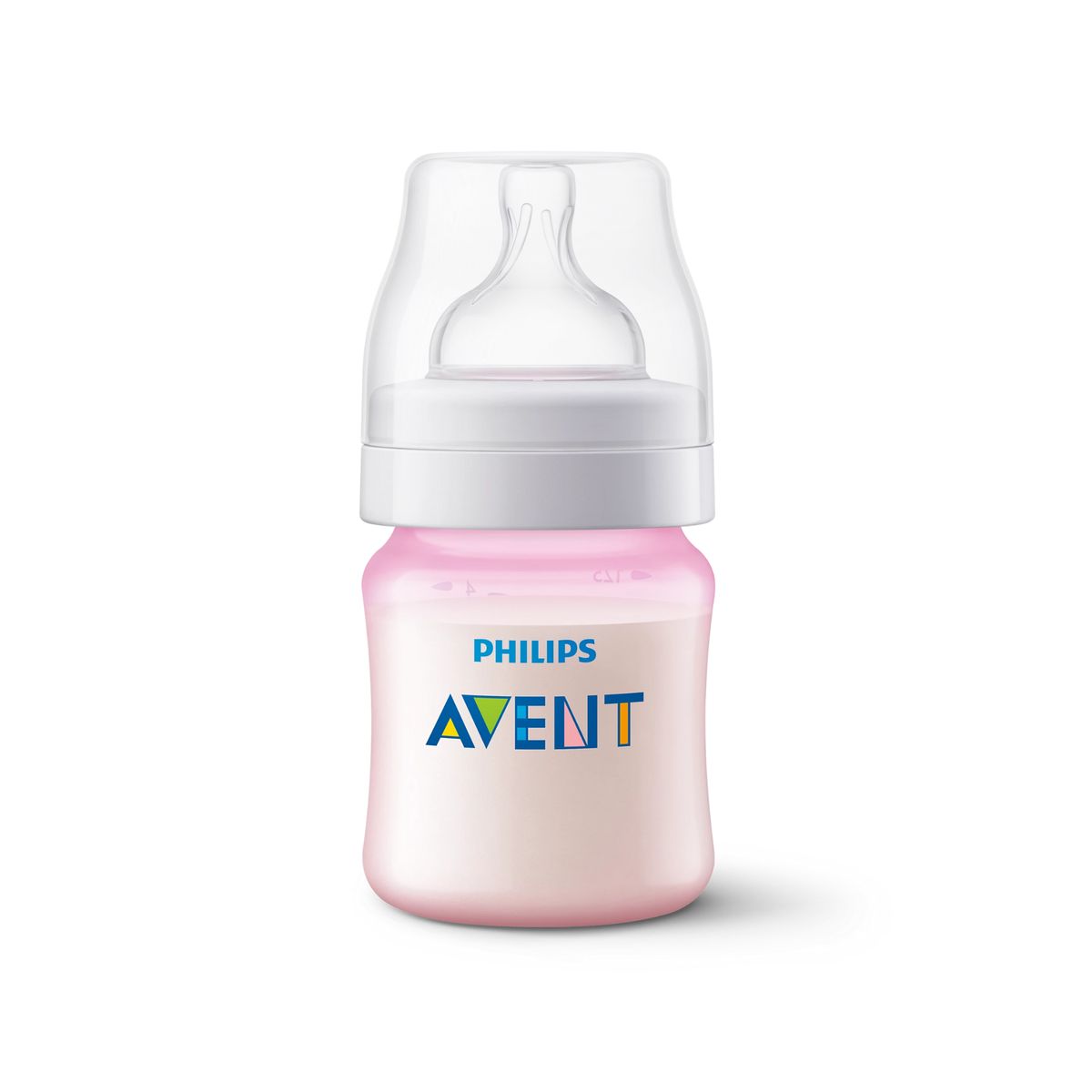 AVENT - Set 3 Mamaderas Pink + Set de 2 chupetes 6-18 meses Pink