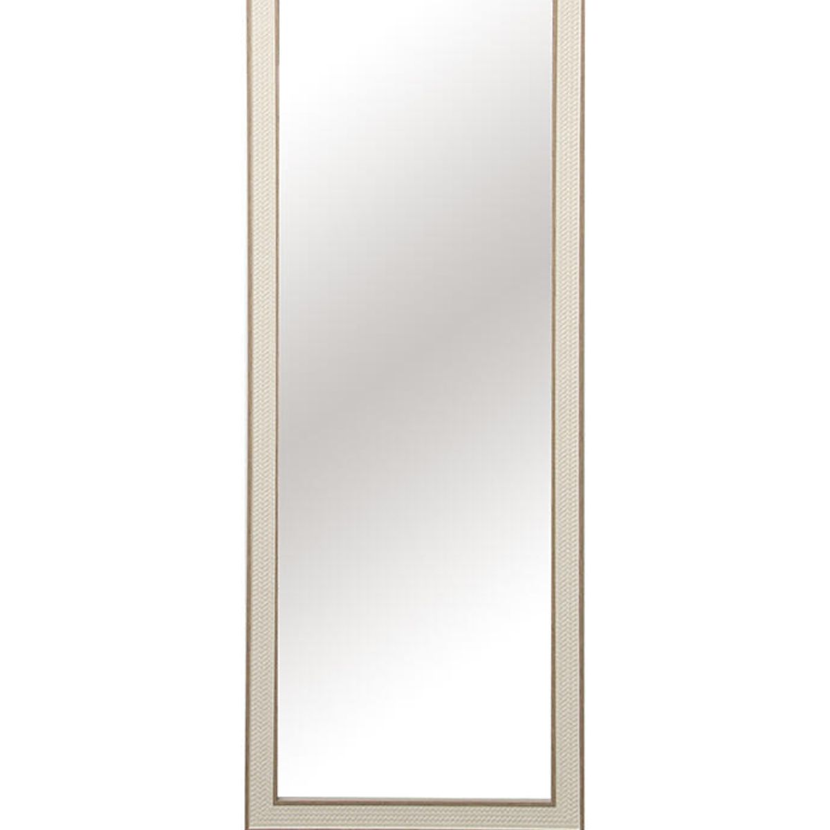 VGO - Espejo Marco Tipo Tejido 60X80 Cm Marfil Vgo