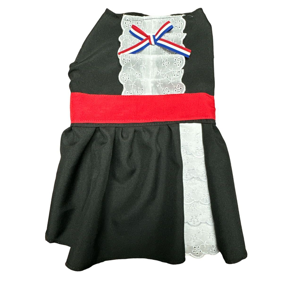 GENERICO - Traje de Huasita color negro para mascotas talla XS