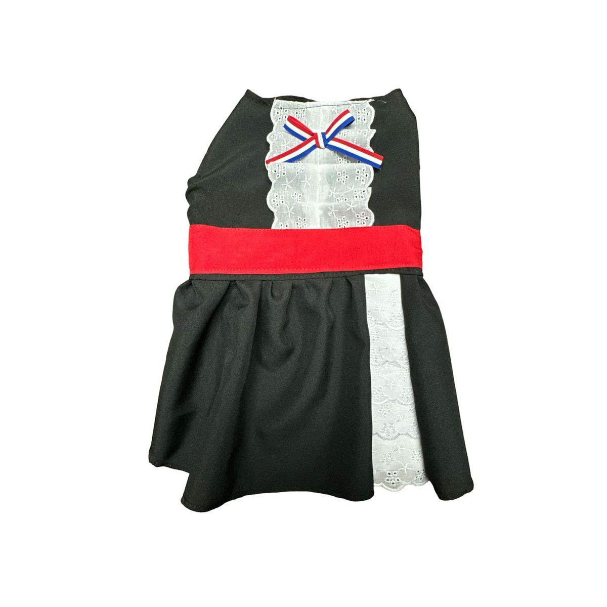 GENERICO - Traje de Huasita color negro para mascotas talla XS