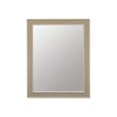 VGO - Espejo Marco Tipo Tejido 60X80 Cm Madera