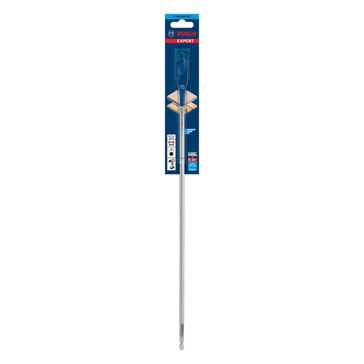 BOSCH - Broca Para Madera Plana Bosch Self Cut Speed 16x400mm BOSCH