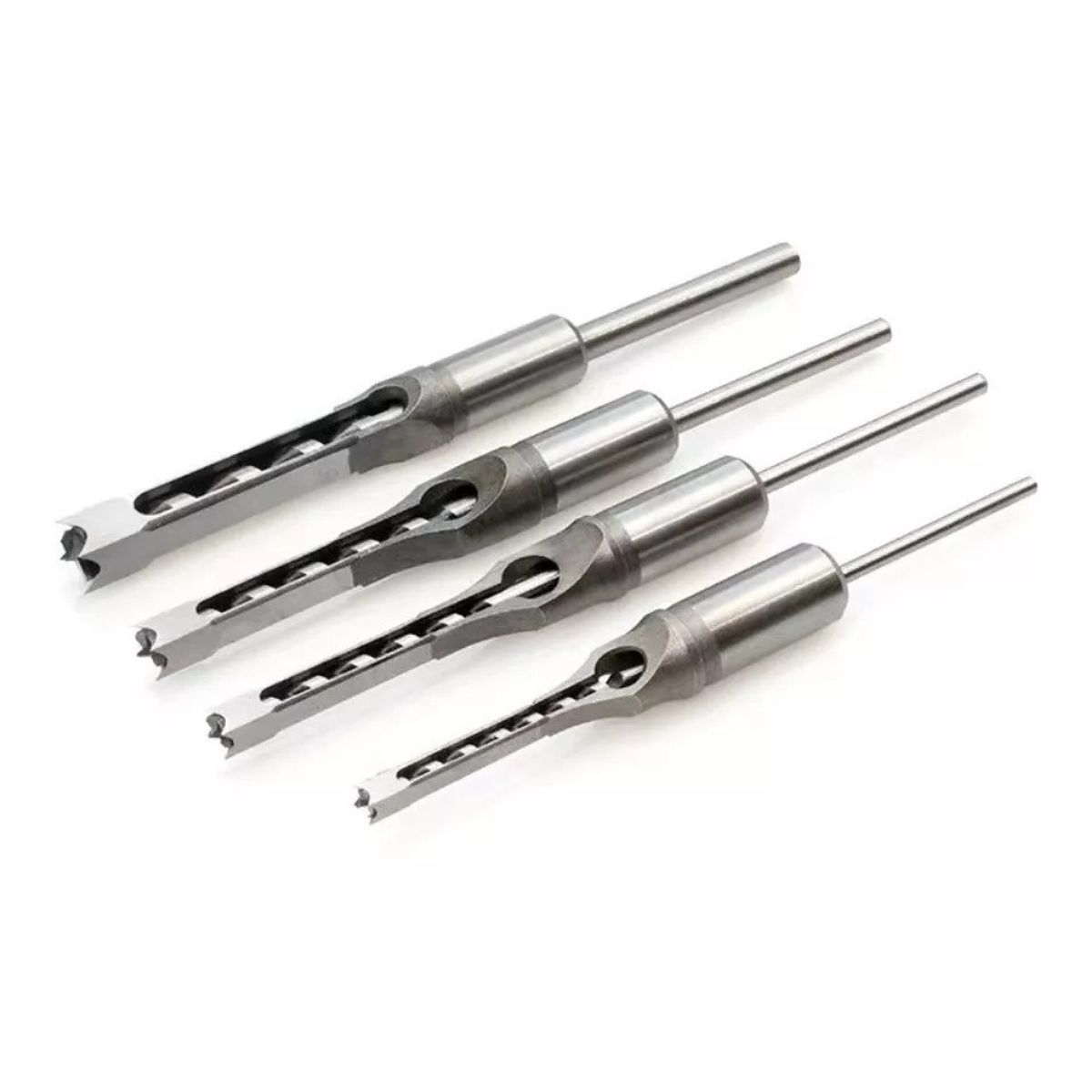 MUNDO MAGIA - Broca Para Agujeros Cuadrado 4 Pcs