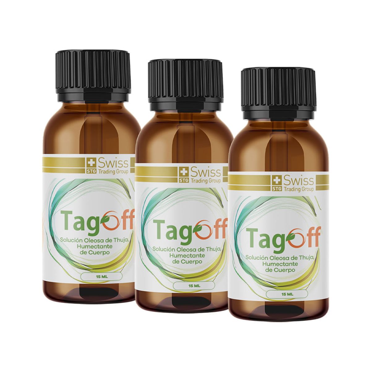 TAG OFF - Pack  3 Tag Off  Quita Carnosidades Frasco 15ml