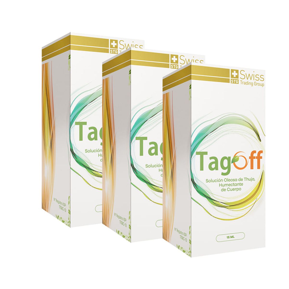 TAG OFF - Pack  3 Tag Off  Quita Carnosidades Frasco 15ml