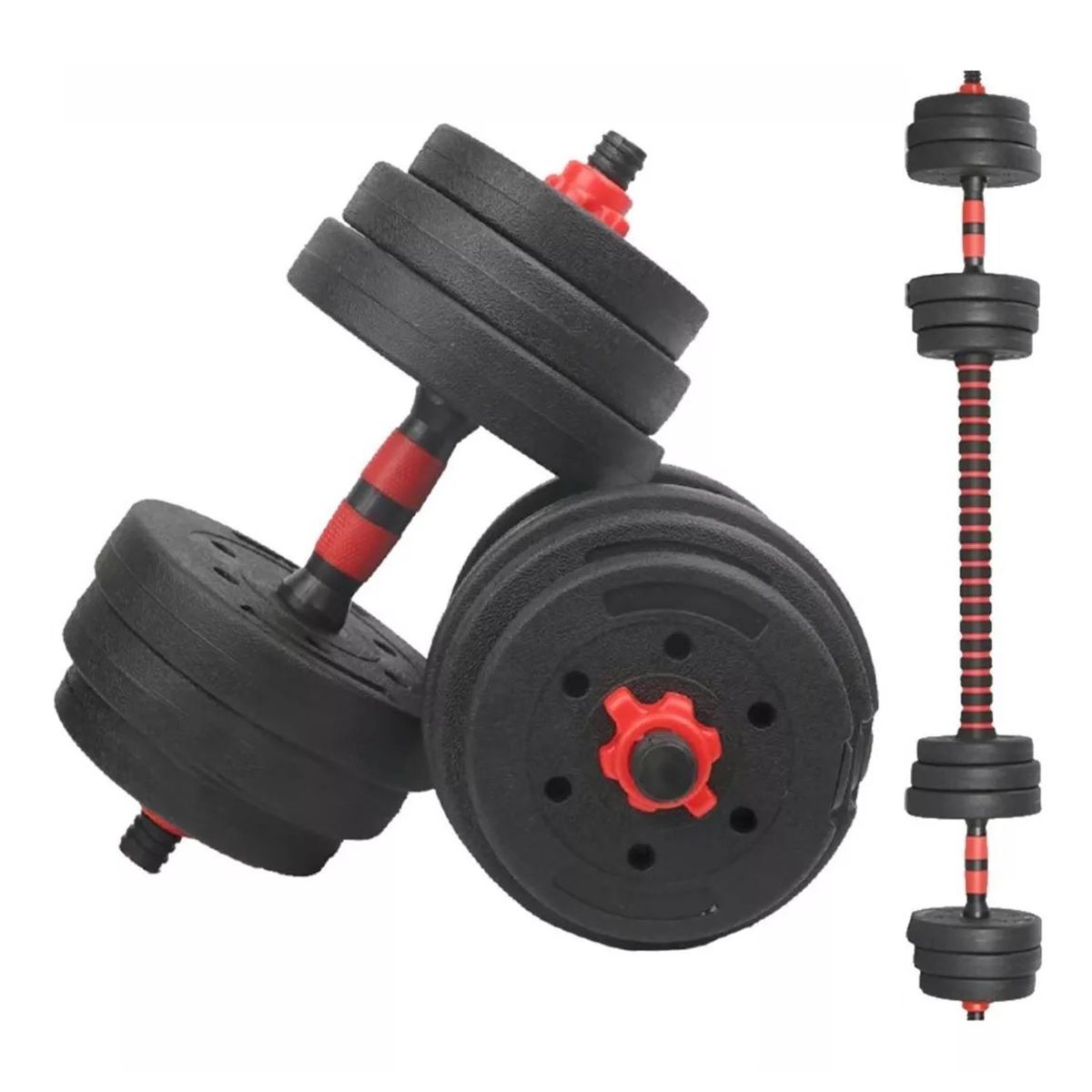 SHOP EHOME BAG - Set De 2 Mancuernas Ajustable De 10kg Con Unión Extensor