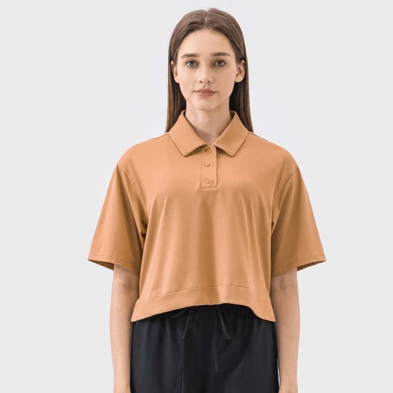 GSON - Camiseta deportivo femenino de yoga Negro