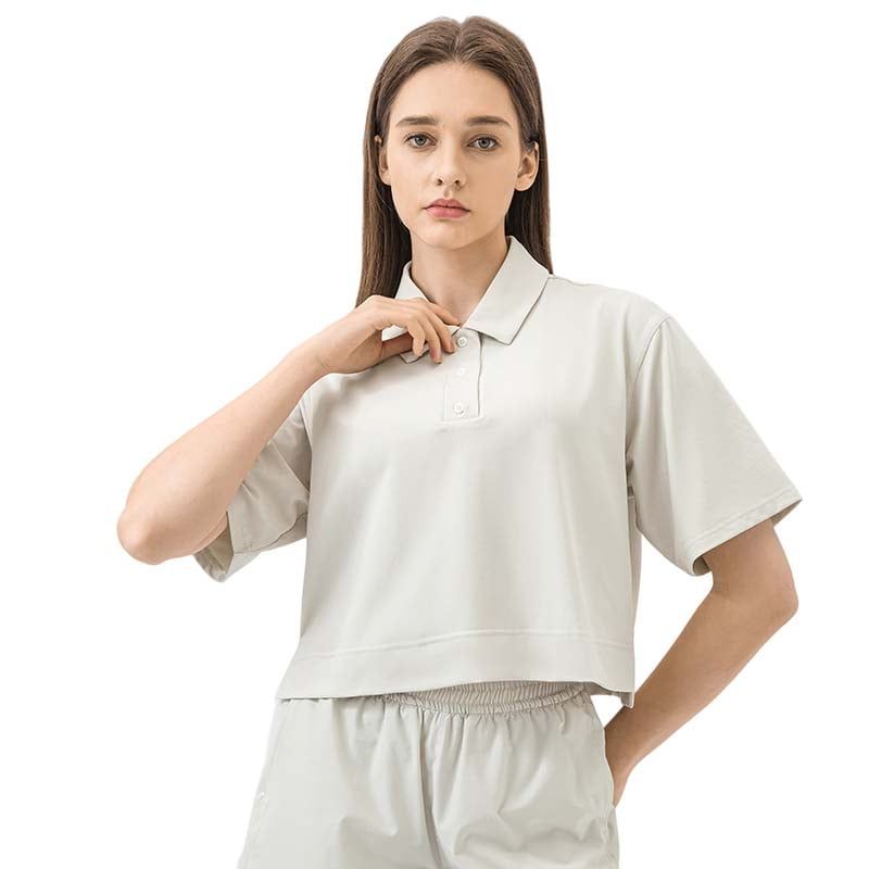 GSON - Camiseta deportivo femenino de yoga Negro