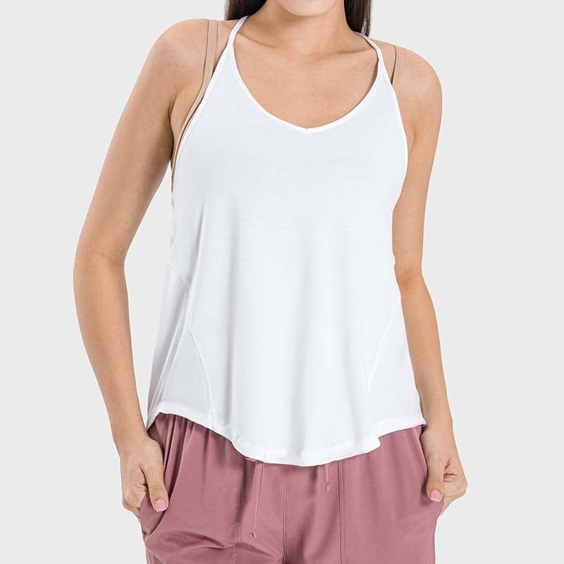 GSON - Chaleco deportivo femenino de yoga Negro